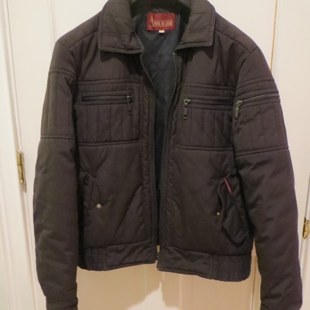 Vintage Andre De Leure Biker Military Jacket - Picture 2 of 7